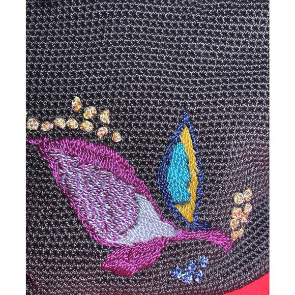 THE SAK SEQUOIA CROCHET HOBO COFFEE LEAF SHOULDER TOTE BAG PURSE MSRP $125 - Picture 5 of 9